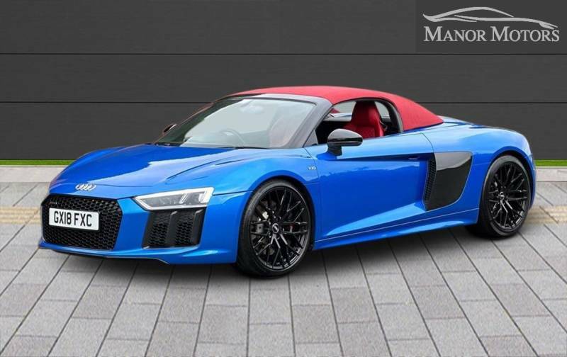 Audi R8 5.2 Fsi V10 Spyder S Tronic Quattro Euro 6 Ss 2 Blue #3
