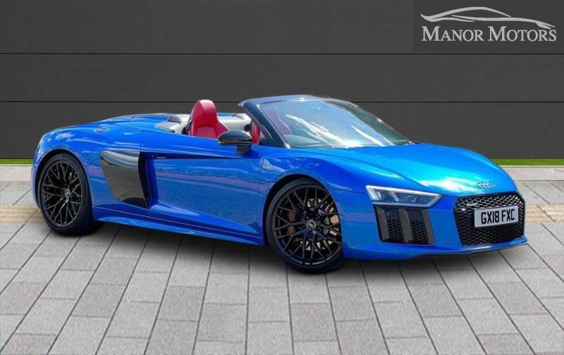 Audi R8 5.2 Fsi V10 Spyder S Tronic Quattro Euro 6 Ss 2 Blue