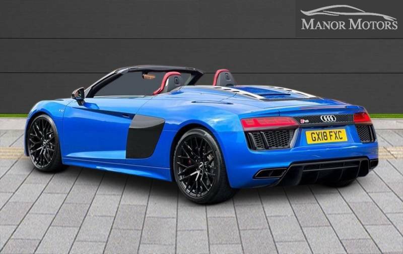 Audi R8 5.2 Fsi V10 Spyder S Tronic Quattro Euro 6 Ss 2 Blue #4