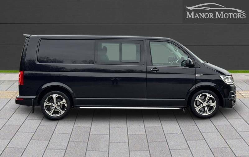 Volkswagen Transporter Sportline 2.0 Bitdi T32 Sportline Crew Van Double Cab Di Black #5