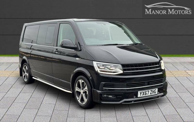 Volkswagen Transporter Sportline 2.0 Bitdi T32 Sportline Crew Van Double Cab Di Black