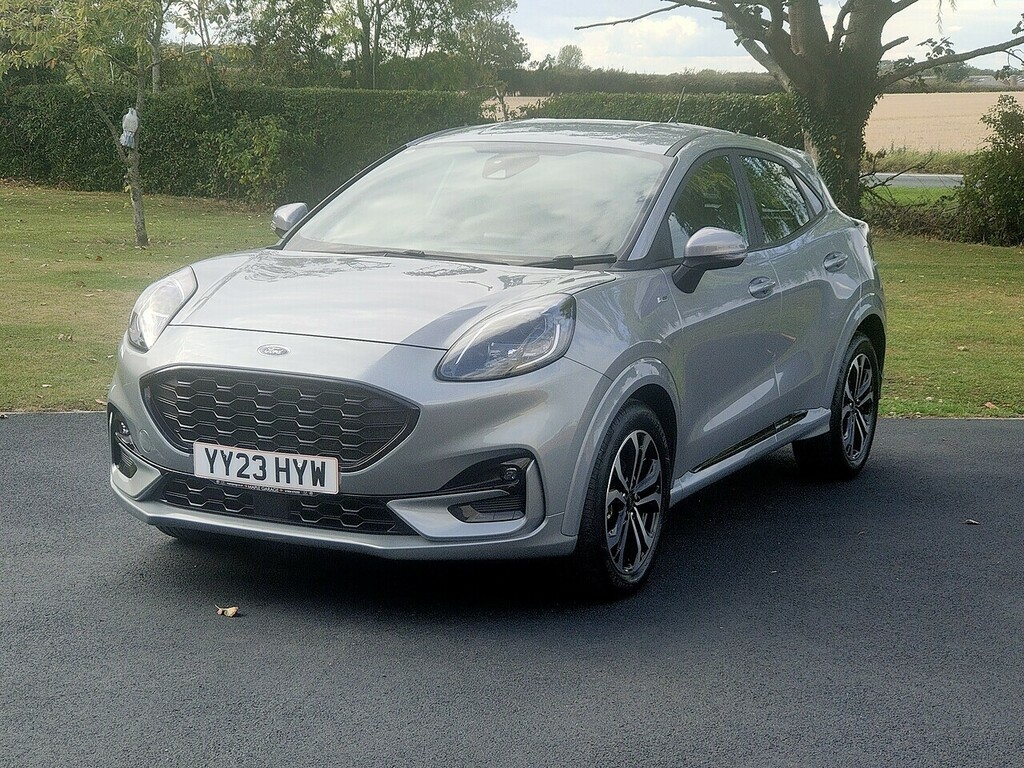 Ford Puma Ecoboost Mhev St-line YY23HYW Silver #3
