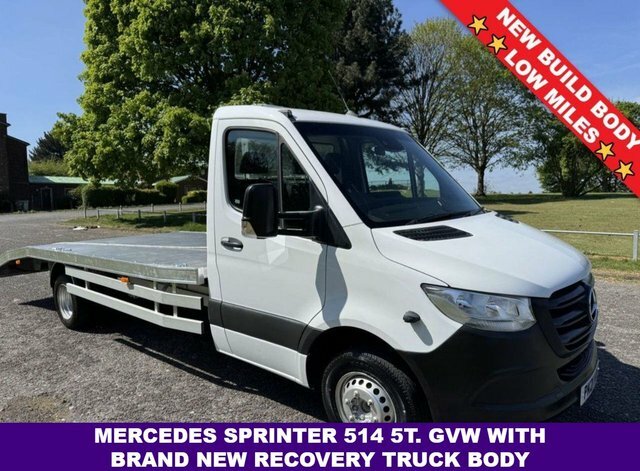 Mercedes-Benz Sprinter 2.1 514Cdi 5T. New Recovery Truck Car Transporter White