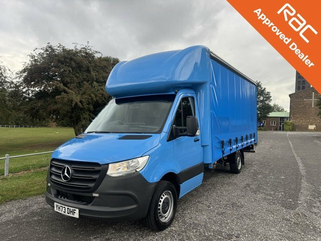 Mercedes-Benz Sprinter 2.0 315Cdi 3.5T.l3 Lwb 4.9M. 16Ft Curtainside Ai YH73DHF Blue #2