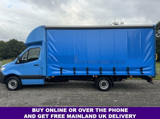 Mercedes-Benz Sprinter 2.0 315Cdi 3.5T.l3 Lwb 4.9M. 16Ft Curtainside Ai YH73DHF Blue #3
