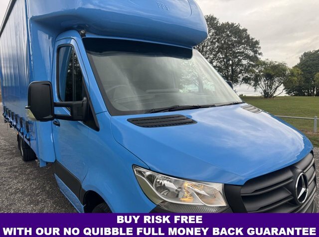 Mercedes-Benz Sprinter 2.0 315Cdi 3.5T.l3 Lwb 4.9M. 16Ft Curtainside Ai YH73DHF Blue #4