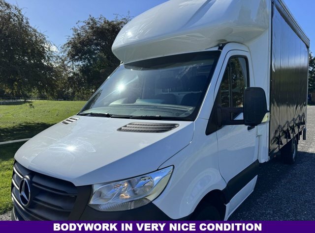 Mercedes-Benz Sprinter 2.1 314Cdi 3.5T. Lwb 4.2M One Side Curtainside Tai KV22XUO White #2