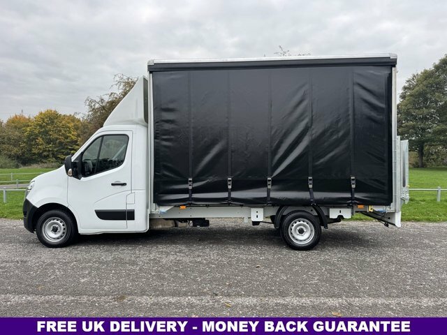 Nissan NV400 2.3 Dci 3.5T Lwb Curtainside Tail Lift L3 Euro 6 L White #2