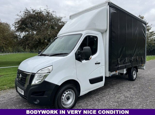 Nissan NV400 2.3 Dci 3.5T Lwb Curtainside Tail Lift L3 Euro 6 L White #4