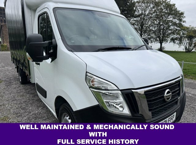 Nissan NV400 2.3 Dci 3.5T Lwb Curtainside Tail Lift L3 Euro 6 L White #5