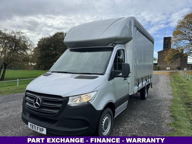 Mercedes-Benz Sprinter 2.1 314Cdi 3.5T. Lwb 4.2M Curtainside Tail Lift Ai YB71FVP Silver #2