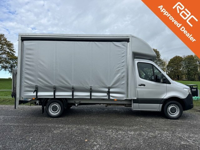 Mercedes-Benz Sprinter 2.1 314Cdi 3.5T. Lwb 4.2M Curtainside Tail Lift Ai YB71FVP Silver #3