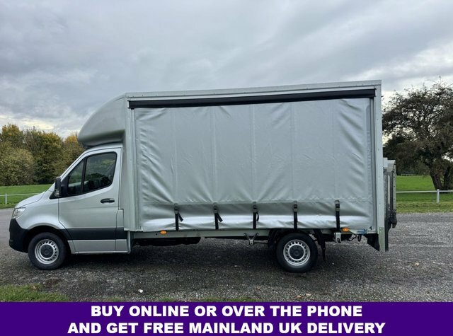 Mercedes-Benz Sprinter 2.1 314Cdi 3.5T. Lwb 4.2M Curtainside Tail Lift Ai YB71FVP Silver #6