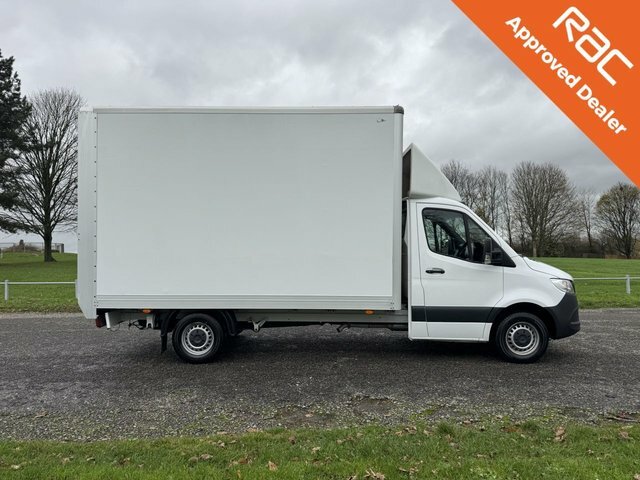 Mercedes-Benz Sprinter 2.1 316Cdi 3.5T Tall Luton Body Large Tail Lift Eu KW21OGX White #2