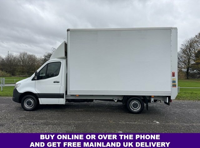 Mercedes-Benz Sprinter 2.1 316Cdi 3.5T Tall Luton Body Large Tail Lift Eu KW21OGX White #5