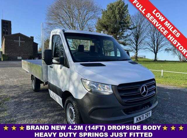 Mercedes-Benz Sprinter 2.0 315Cdi 3.5T. New 4.2M.14ft Dropside Body Eur White