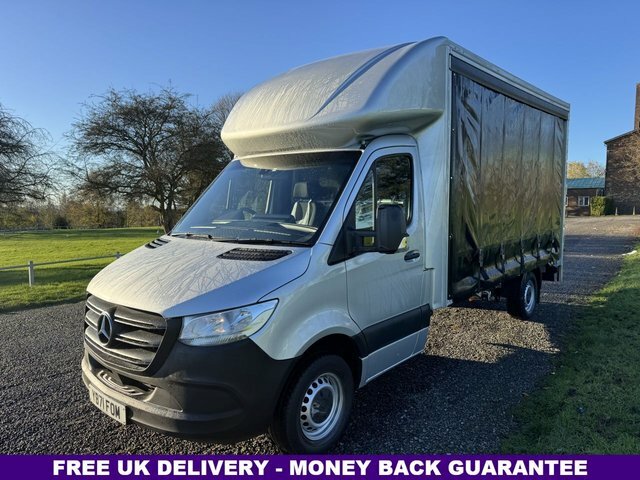 Mercedes-Benz Sprinter 2.1 314Cdi 3.5T. Lwb 4.2M Curtainside Tail Lift Ai Silver