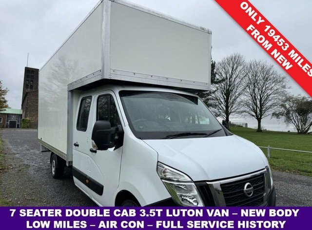 Nissan NV400 2.3Dci 3.5T. 7 Seat Luton Van A C Transit Sprinter White