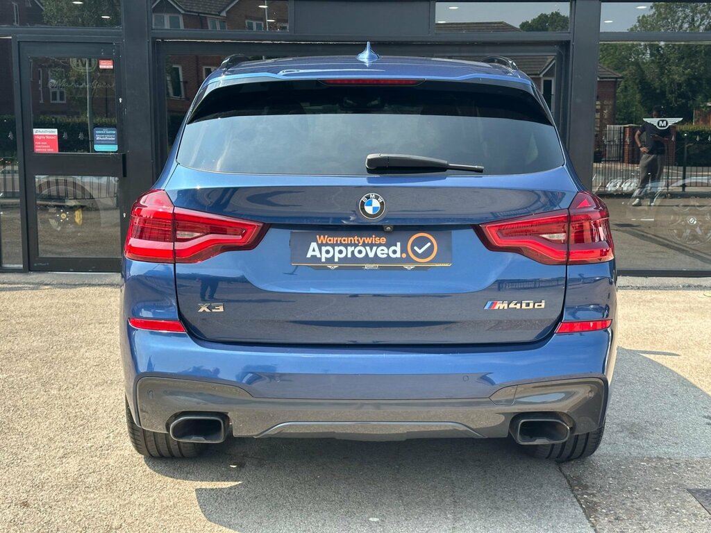 BMW X3 3.0 M40d Xdrive Euro 6 Ss YJ19BBR Blue #6