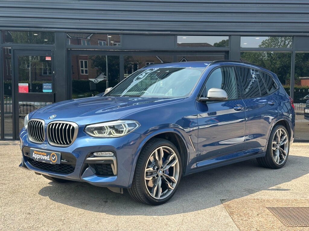 BMW X3 3.0 M40d Xdrive Euro 6 Ss YJ19BBR Blue #3
