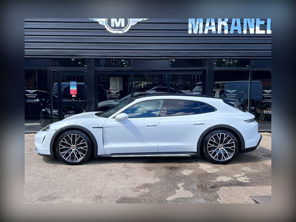 Porsche Taycan Performance Plus 93.4Kwh 4 Cross Turismo 4Wd White #5