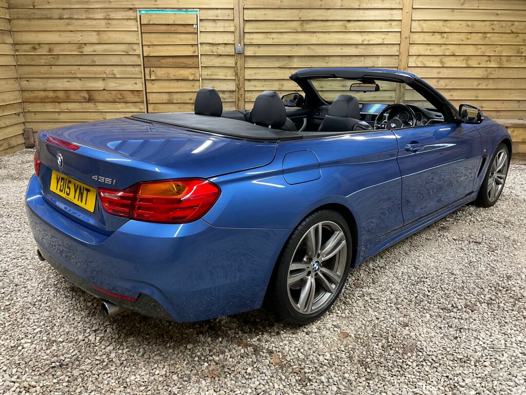 BMW 4 Series 435I M Sport Convertible Blue #6