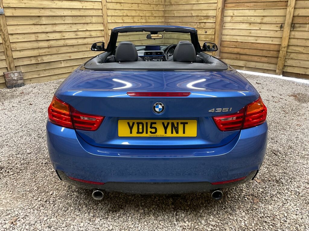BMW 4 Series 435I M Sport Convertible Blue #5