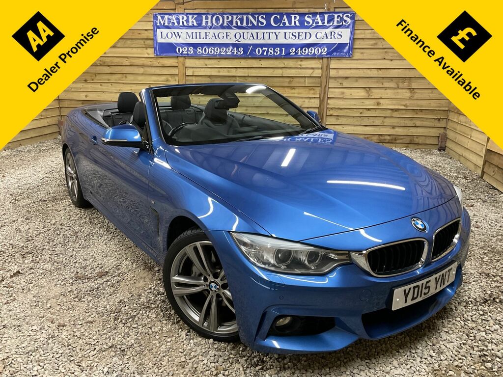 BMW 4 Series 435I M Sport Convertible Blue
