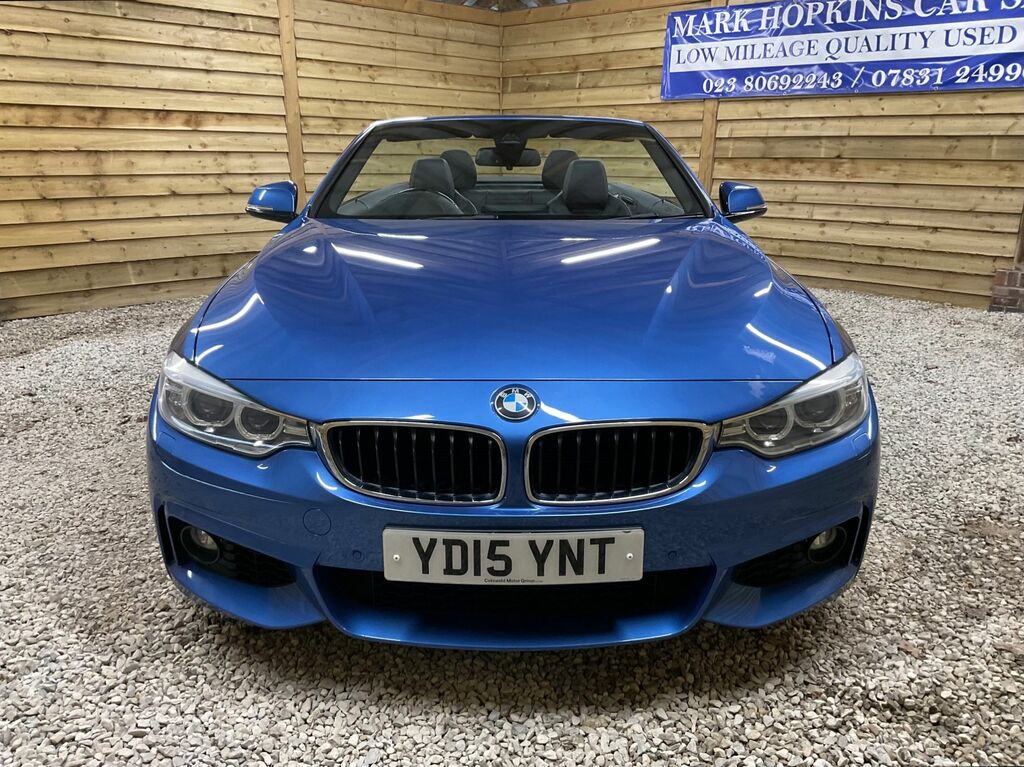 BMW 4 Series 435I M Sport Convertible Blue #2