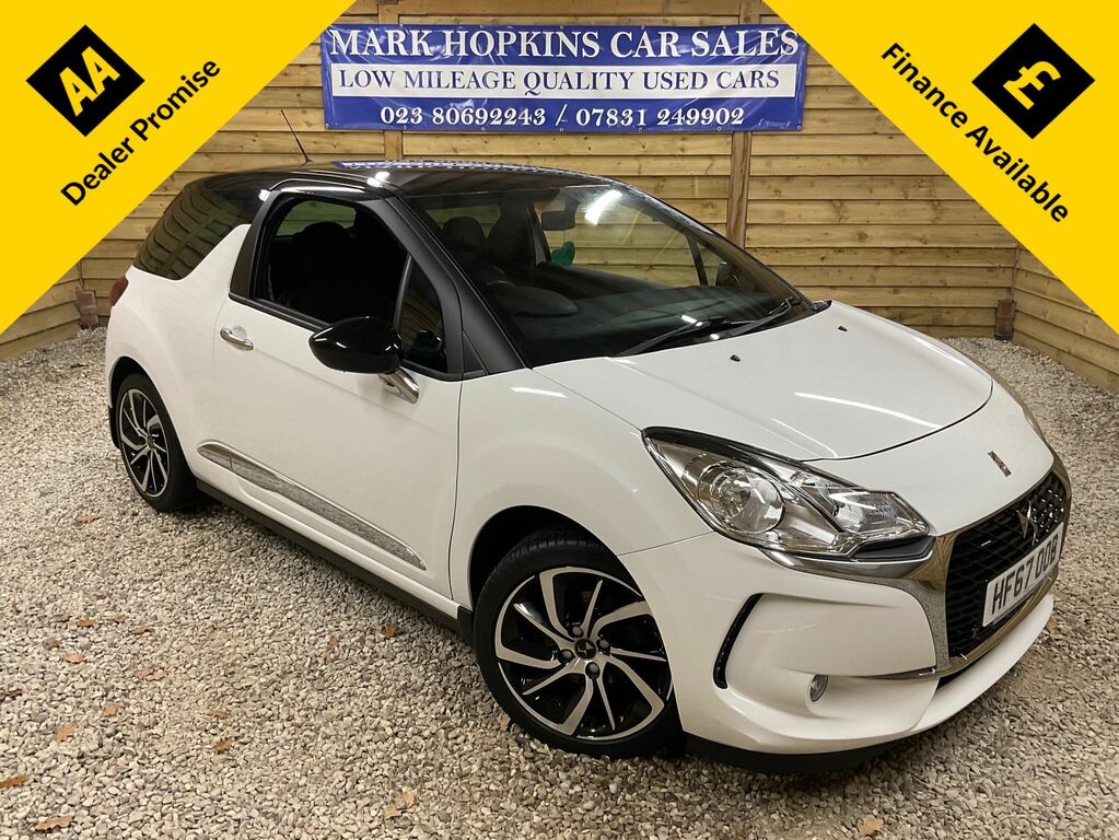 DS DS 3 Puretech Connected Chic Hatchback White
