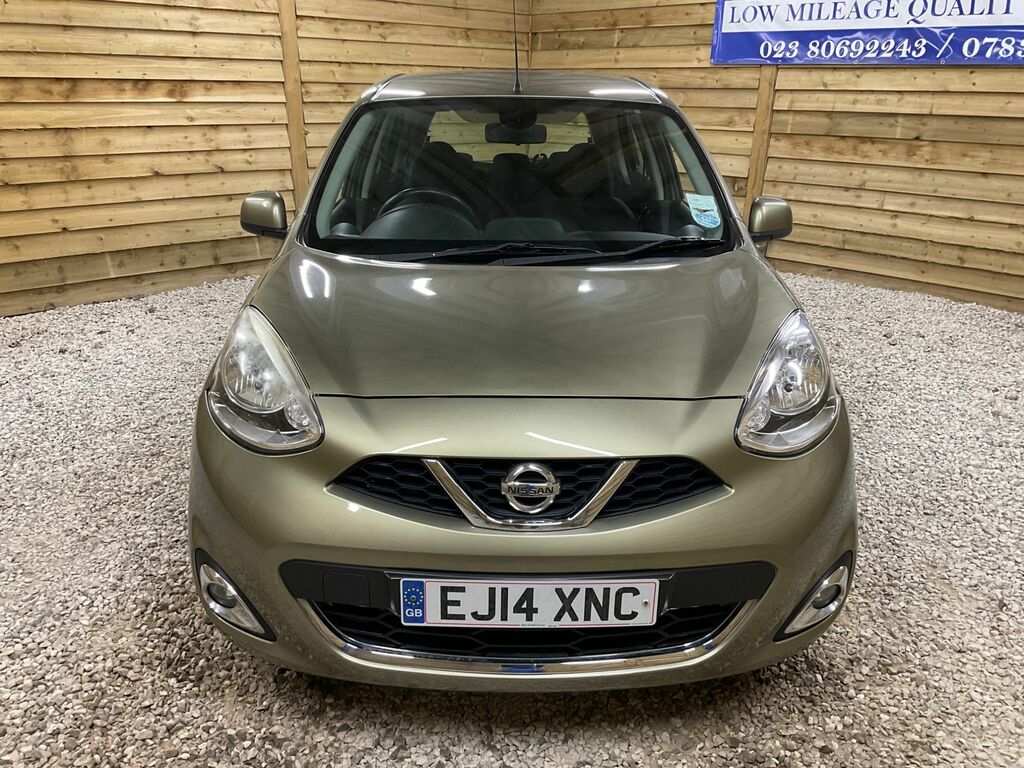 Nissan Micra Acenta Hatchback EJ14XNC Green #2