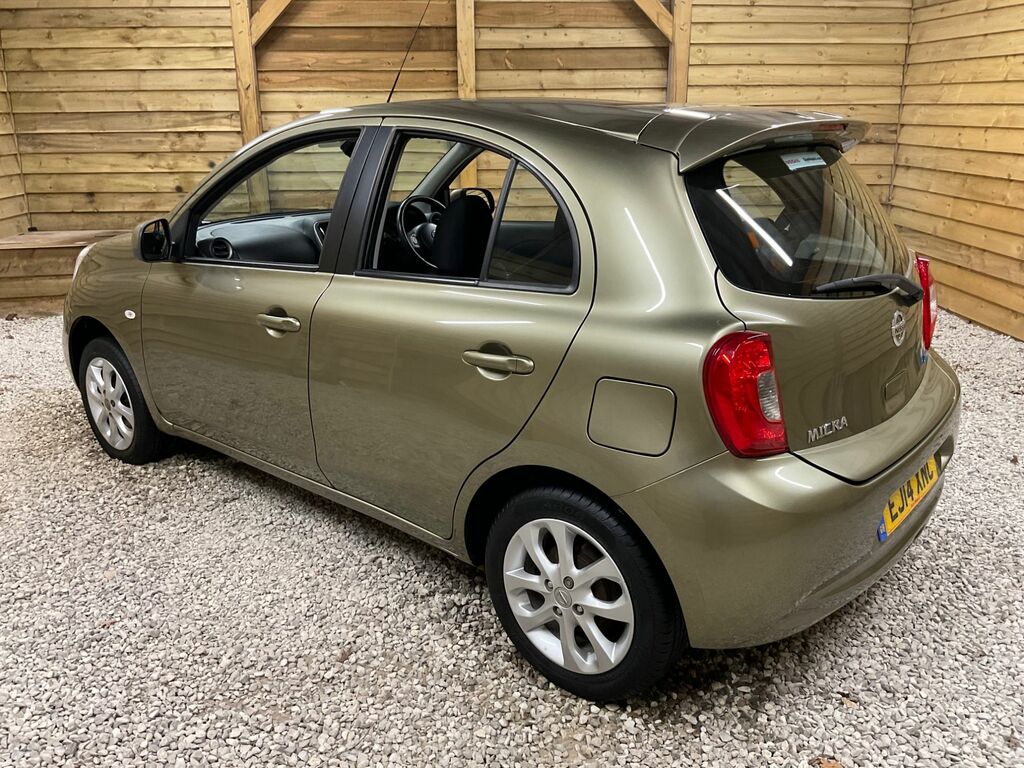 Nissan Micra Acenta Hatchback EJ14XNC Green #4