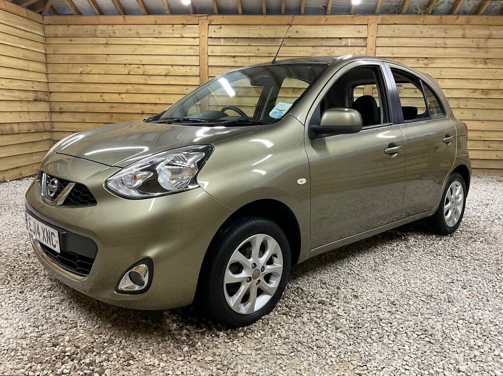 Nissan Micra Acenta Hatchback EJ14XNC Green #3