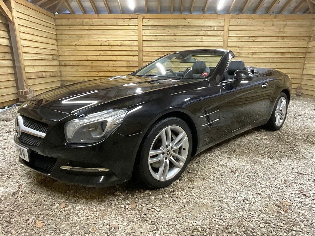 Mercedes-Benz SL Class Sl350 V6 Blueefficiency Convertible WD63RWV Black #3