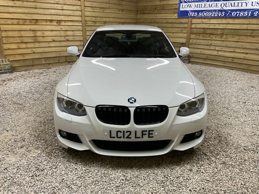 BMW 3 Series 330I M Sport Coupe White #2