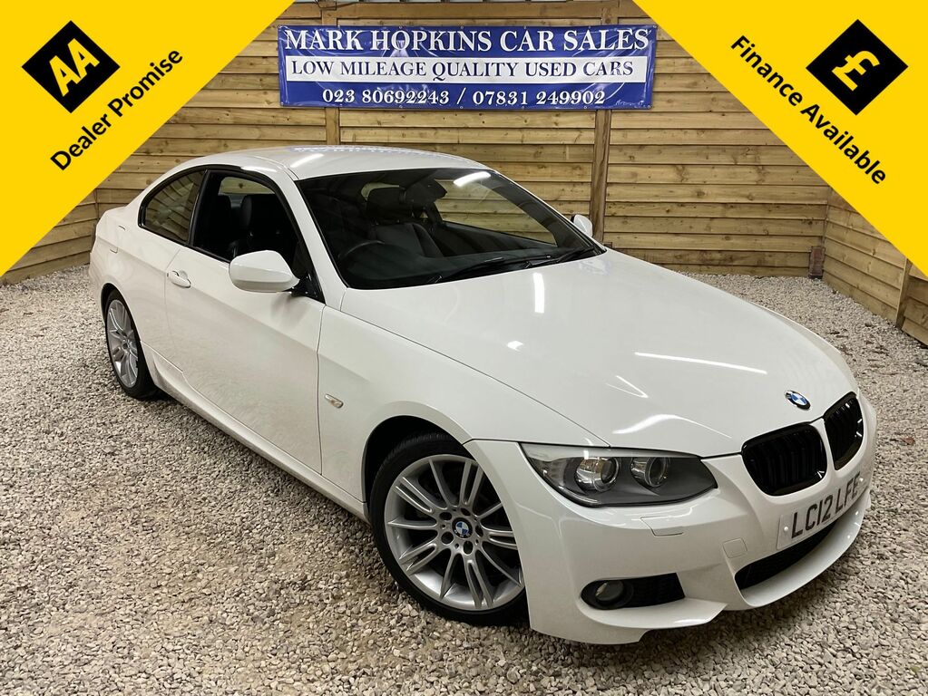 BMW 3 Series 330I M Sport Coupe White