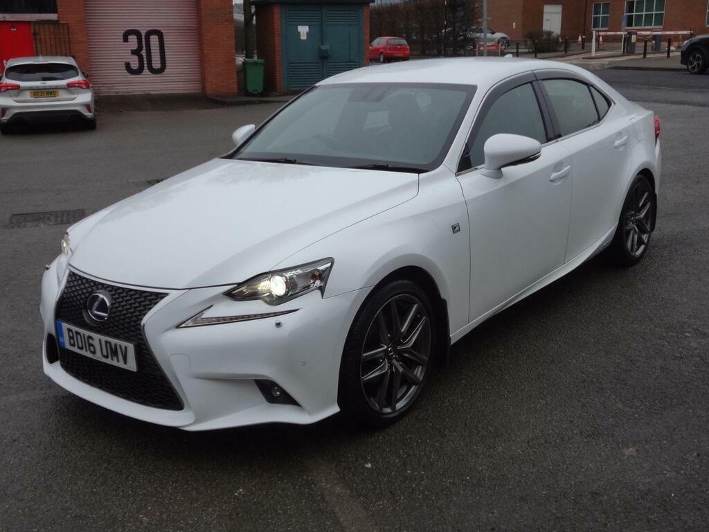 Lexus IS 2.5 300H F Sport E-cvt Euro 6 S S BD16UMV White #3