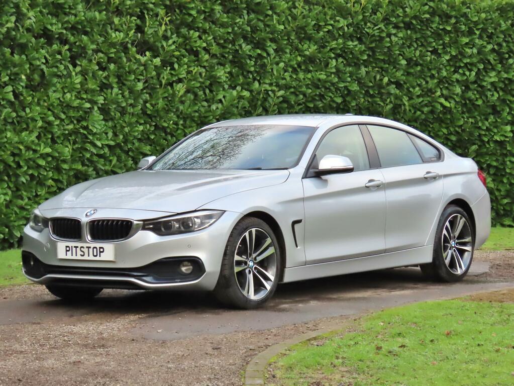 BMW 4 Series Gran Coupe 2.0 420D Sport Hatchback Euro 6 S DN20NTK Silver #2