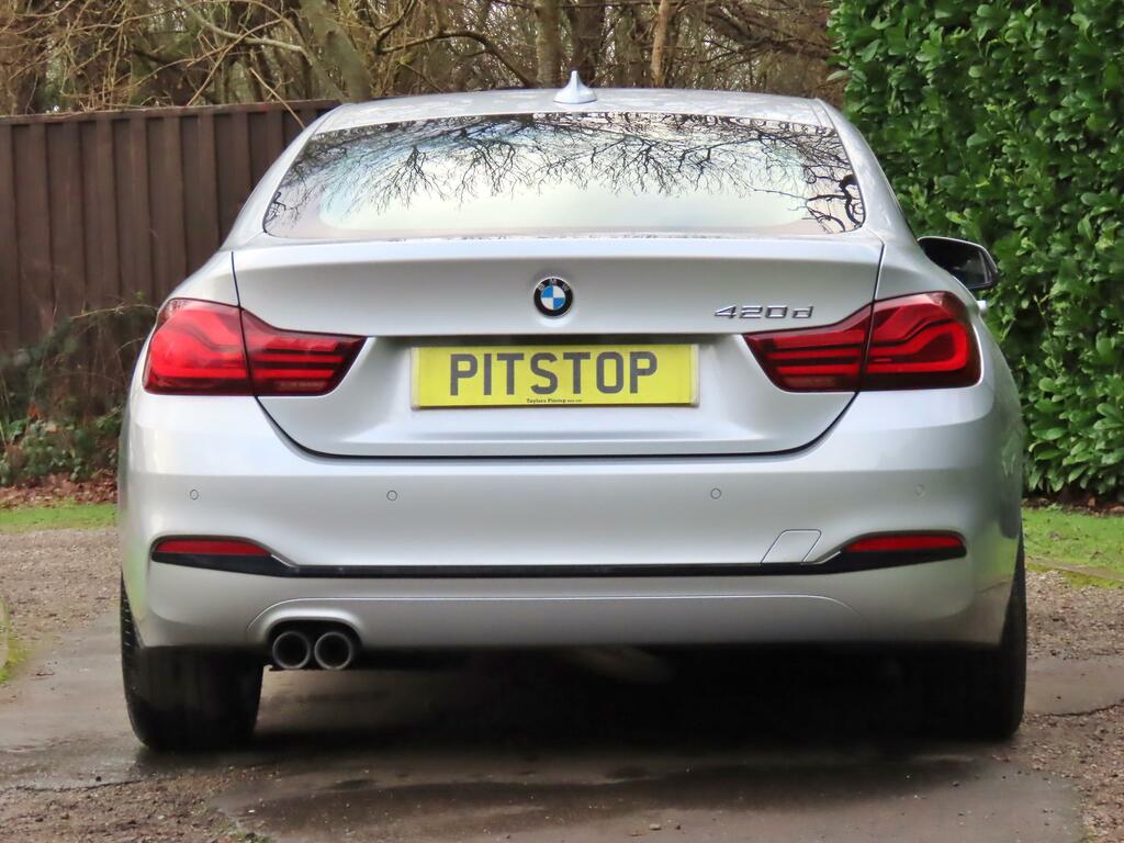 BMW 4 Series Gran Coupe 2.0 420D Sport Hatchback Euro 6 S DN20NTK Silver #6