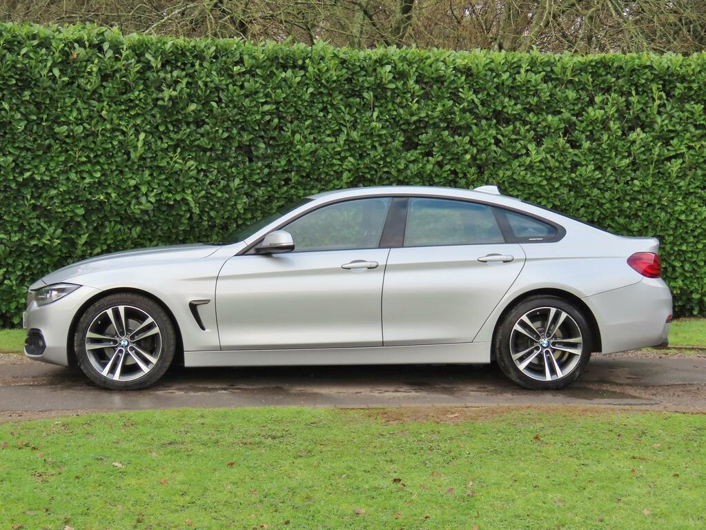 BMW 4 Series Gran Coupe 2.0 420D Sport Hatchback Euro 6 S DN20NTK Silver #4