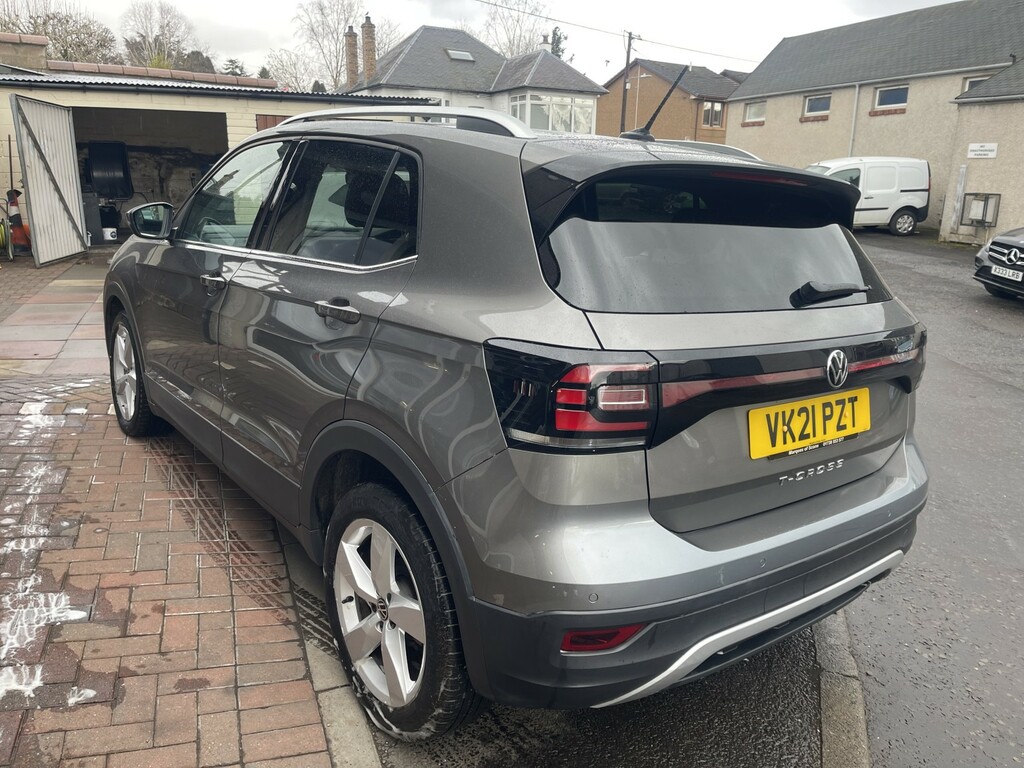 Volkswagen T-Cross Suv 1.0 Tsi Sel 2021 VK21PZT Grey #5
