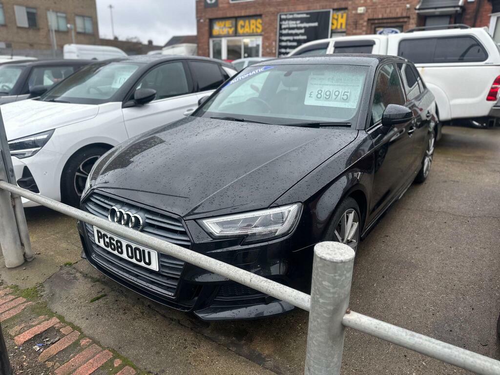 Audi A3 1.6 Tdi 30 Black Edition Sportback S Tronic Euro 6 PG68OOU Black #2