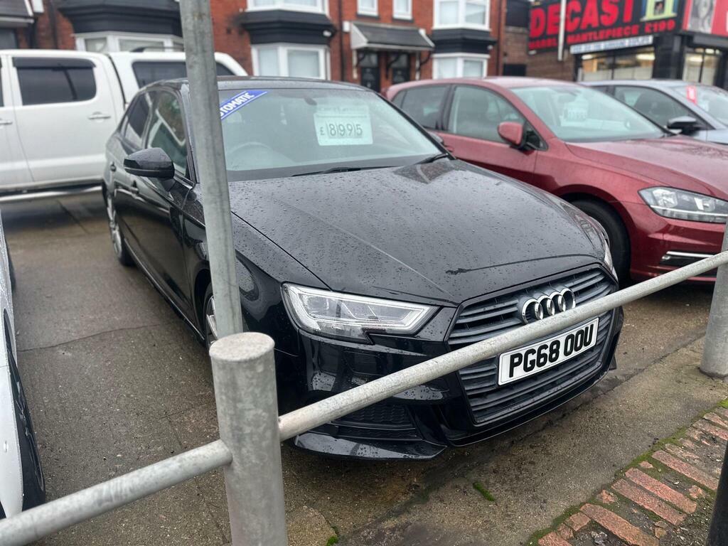 Audi A3 1.6 Tdi 30 Black Edition Sportback S Tronic Euro 6 Black