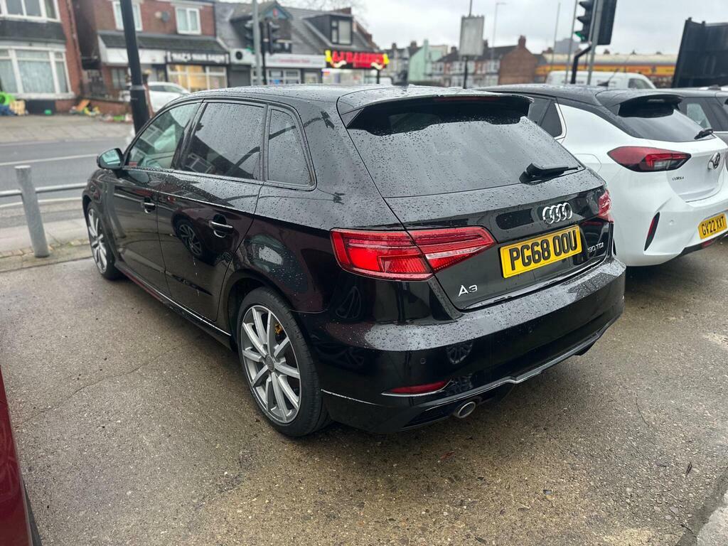 Audi A3 1.6 Tdi 30 Black Edition Sportback S Tronic Euro 6 PG68OOU Black #4