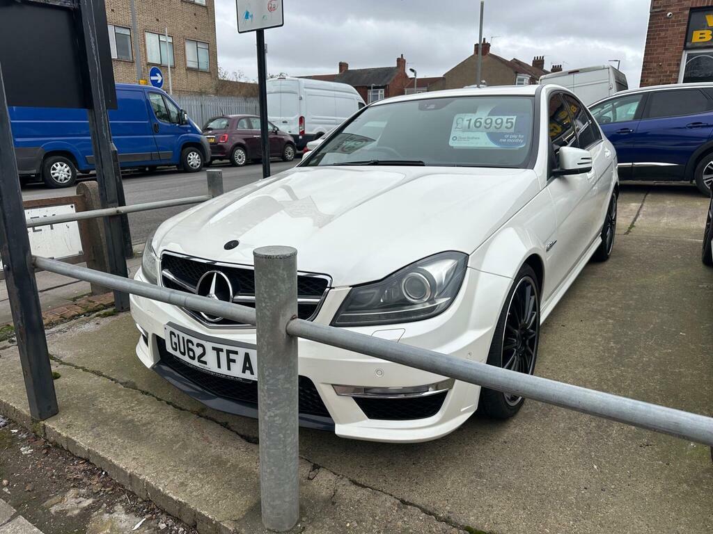 Mercedes-Benz C Class 6.3 C63 V8 Amg Spds Mct Euro 5 GU62TFA White #2