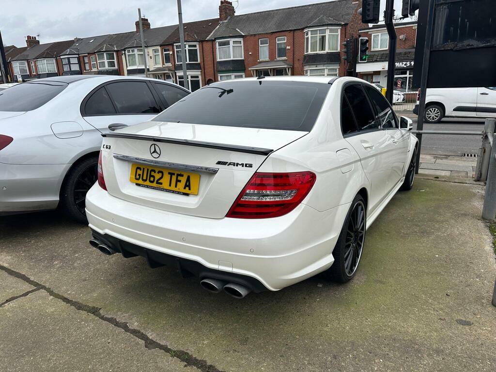 Mercedes-Benz C Class 6.3 C63 V8 Amg Spds Mct Euro 5 GU62TFA White #4