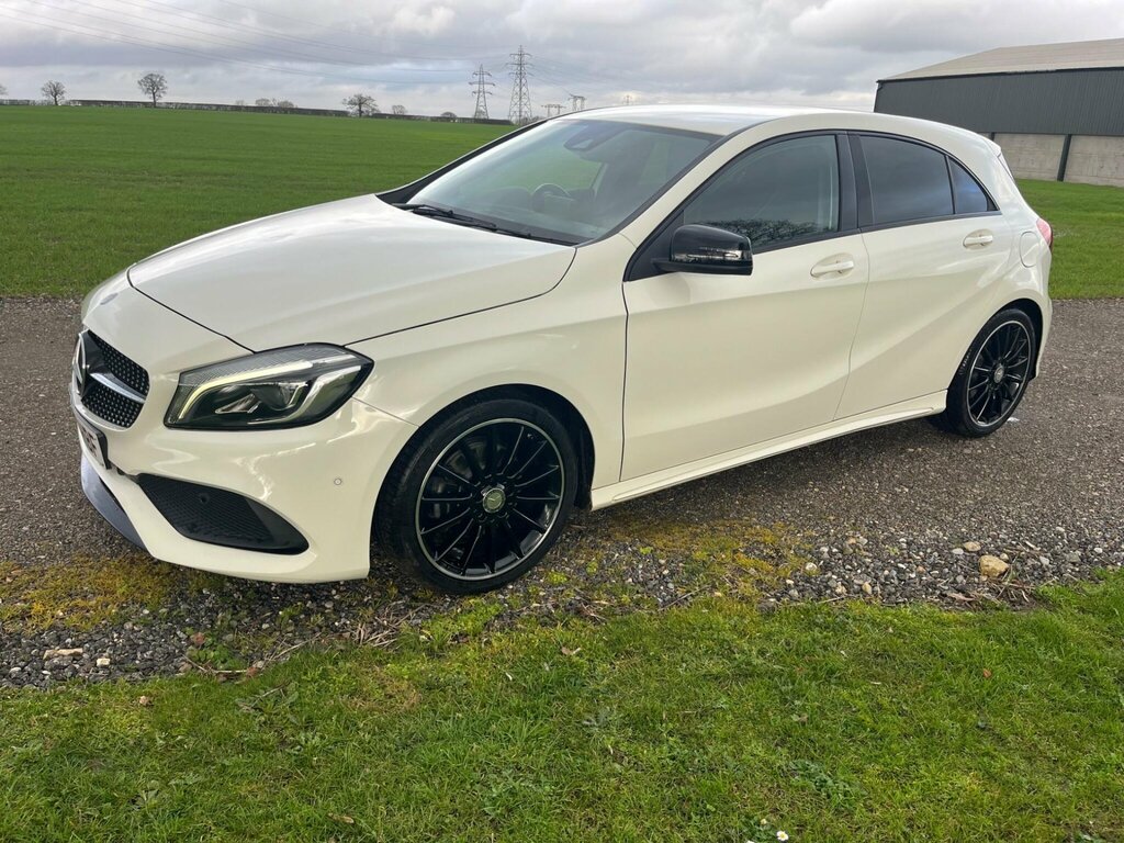 Mercedes-Benz A Class 1.5 A180d Amg Line Premium Hatchback FV65HBF White #3