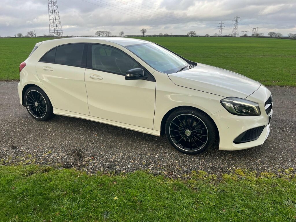 Mercedes-Benz A Class 1.5 A180d Amg Line Premium Hatchback FV65HBF White #5