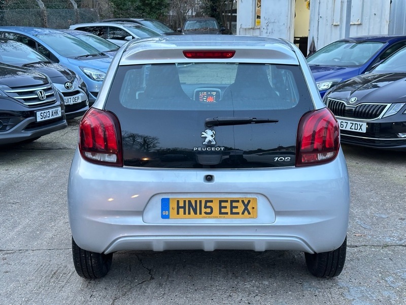 Peugeot 108 1.0 Vti Active Hatchback HN15EEX Silver #6