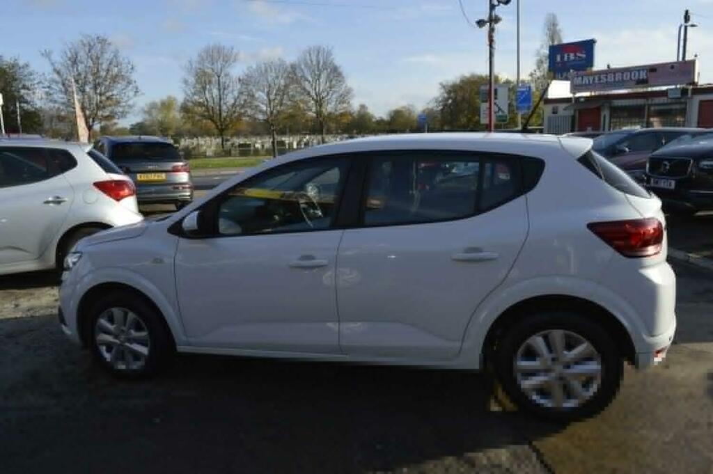 Dacia Sandero Hatchback 1.0 Comfort Tce 90 My21.5 2022 KR72USH White #5
